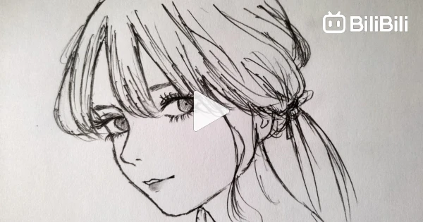 How to draw sad anime girl, Anime drawing tutorial