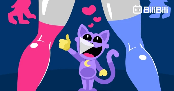 Catnap but Girl  Poppy Playtime chapter 3 Animation - BiliBili