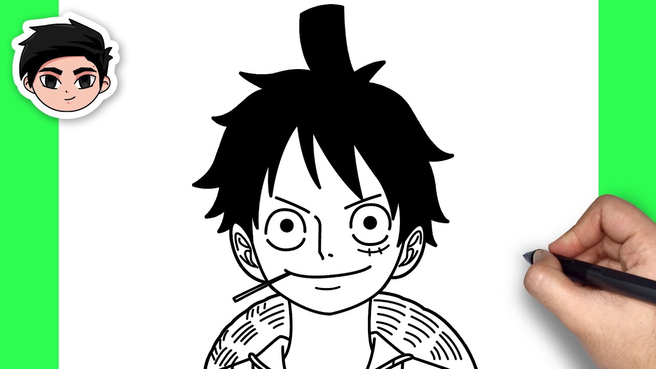 How to draw Luffy, One Piece