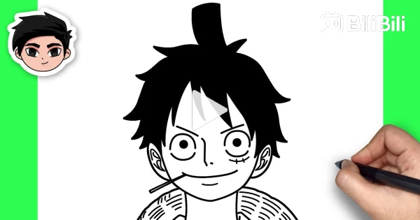 How to draw Luffy, One Piece