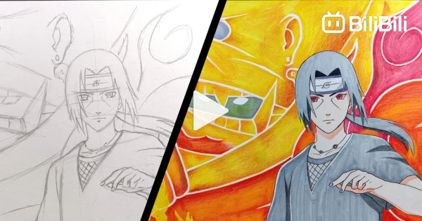 sai drawing - Itachi from Naruto
