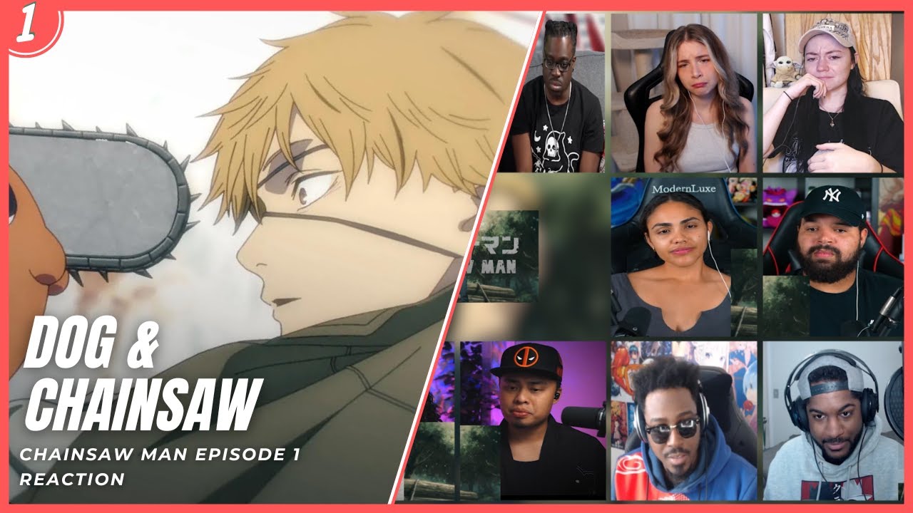 Chainsaw Man Episode 1 Reaction Mashup