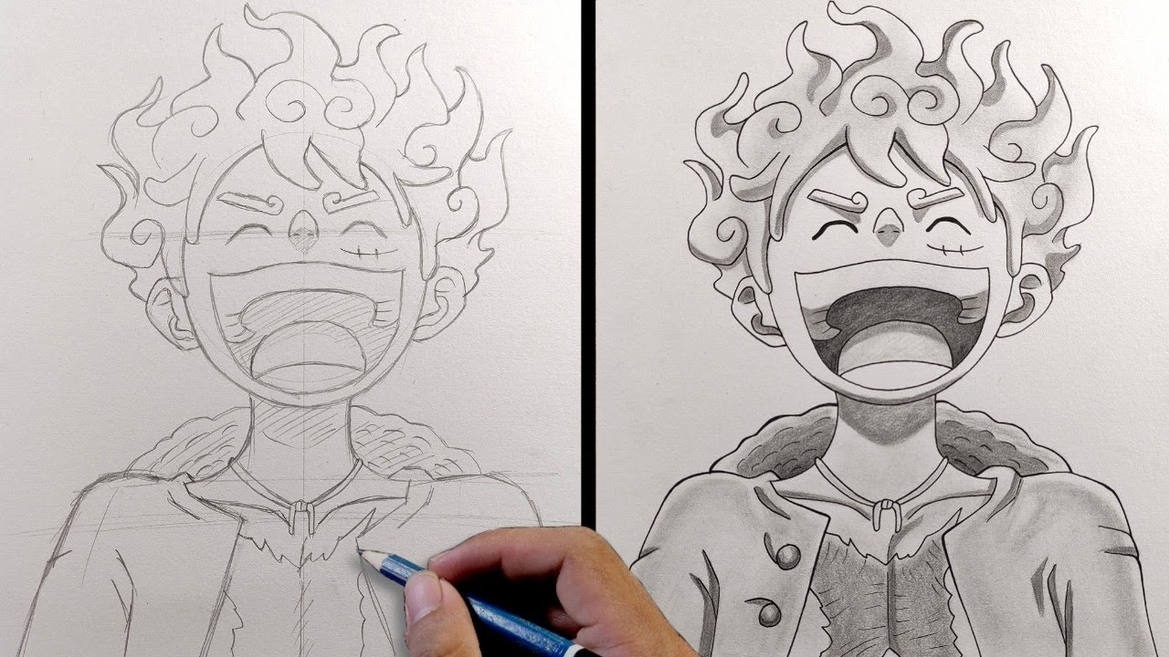 draw Luffy gear 5 : r/drawing