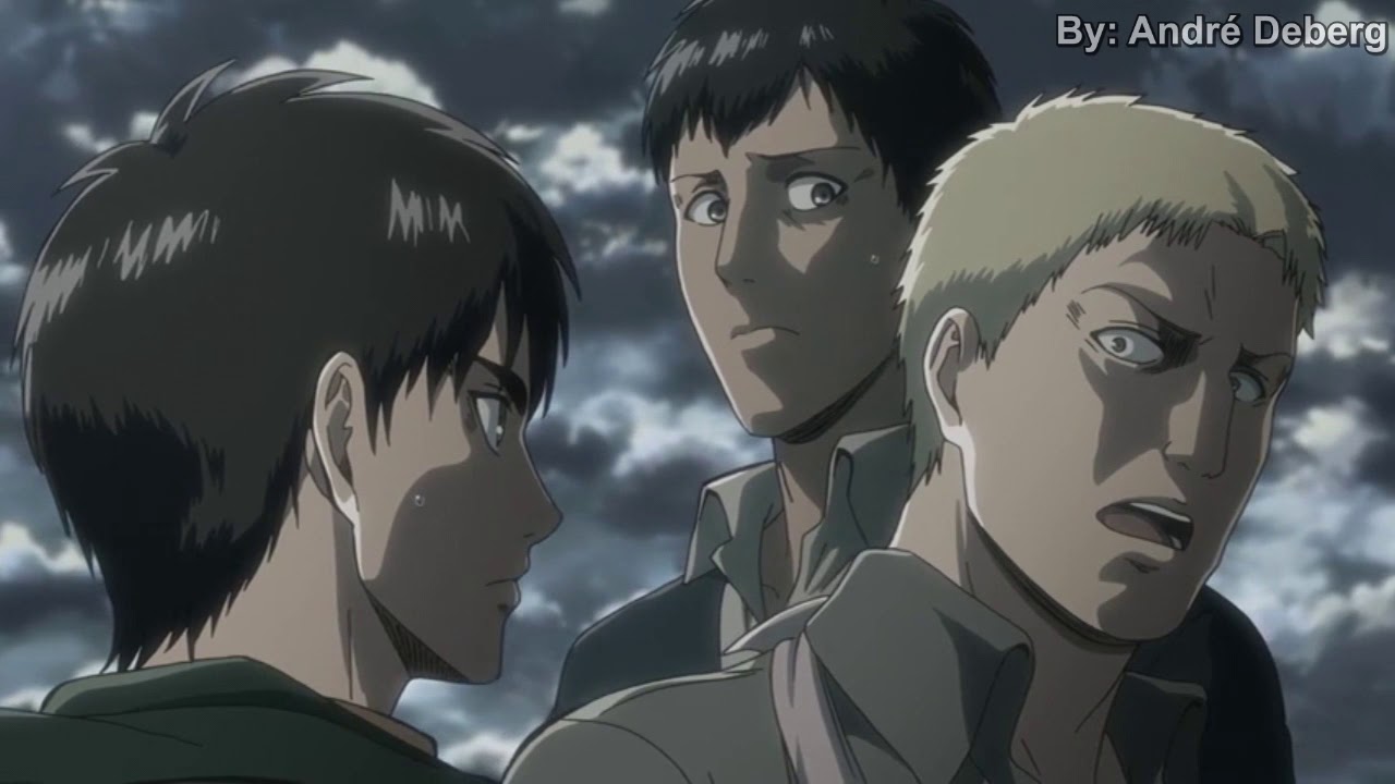 Shingeki No Kyojin: Reiner e Bertolt revelam ser Titãs (DUBLADO) - BiliBili