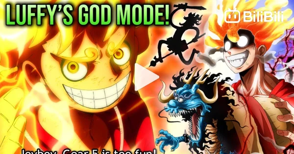 Luffy Transforms to Gear 5th God Mode 