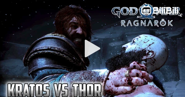 God of War Ragnarok - Thor Boss Fight & Death Scene 