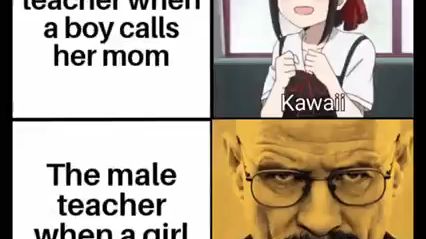 The Friend Who's Actually a Lesbian, Anime Memes Replaced With Breaking Bad  / Mikeposting