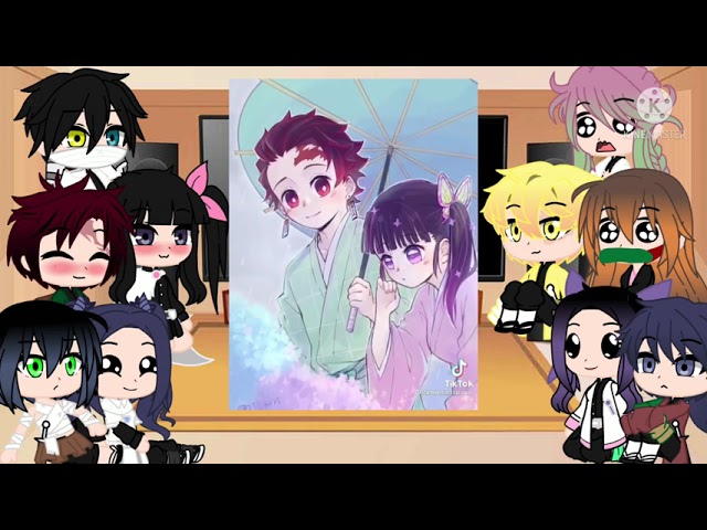 Hashira and Tanjiro + Nezuko react to Nezuko, AMV -- Demon Slayer -- Gacha  Club -- 