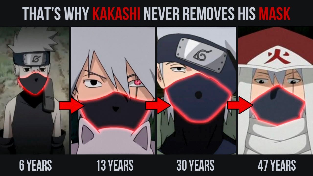 Why doesn't Kakashi take off his mask? - Naruto and Boruto - BiliBili