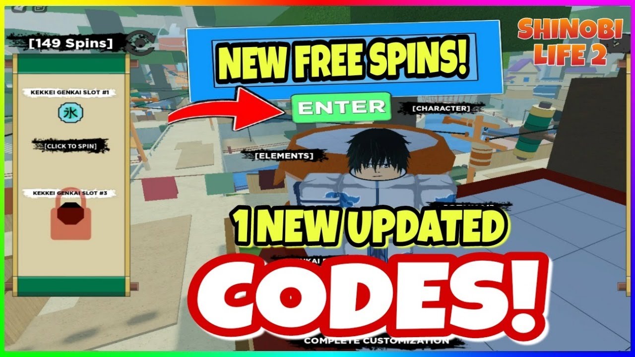 500 SPINS CODE] *NEW* ALL SHINDO LIFE CODES 2021! FREE UPDATE