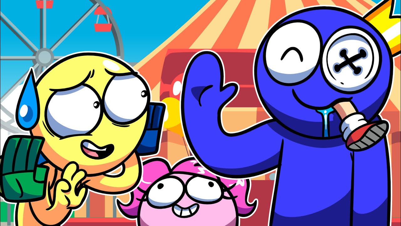 Pink & Yellow Are So Sad With Blue - Rainbow Friends Animation   By Hornstromp series