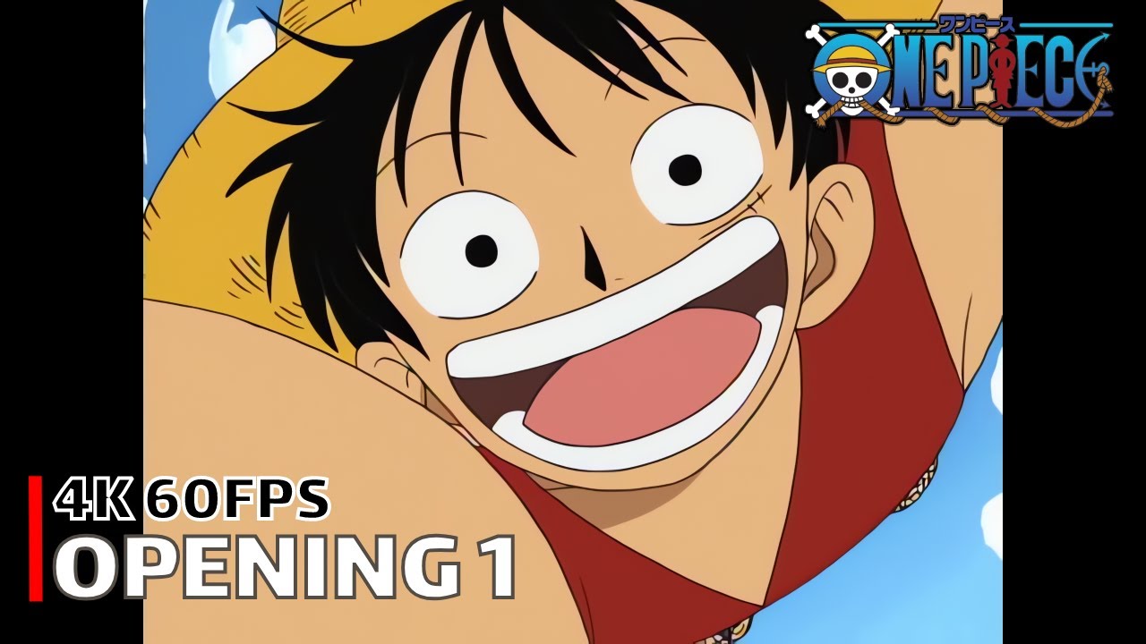 One Piece - ALL Openings (01 - 25), 4K 60FPS Creditless