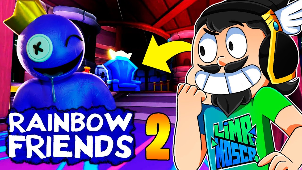 FIQUEI SOZINHO CONTRA TODOS OS AMIGOS COLORIDOS!! [RAINBOW FRIENDS] - ROBLOX  - BiliBili