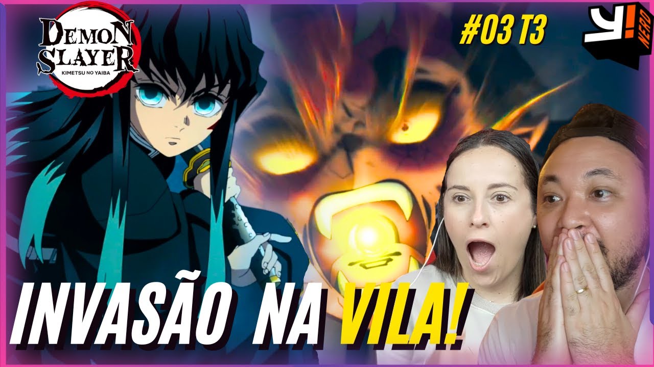 LUAS SUPERIORES VS TANJIRO E TOKITO! React Demon Slayer EP. 3 Temporada 3 -  KIMETSU NO YAIBA 