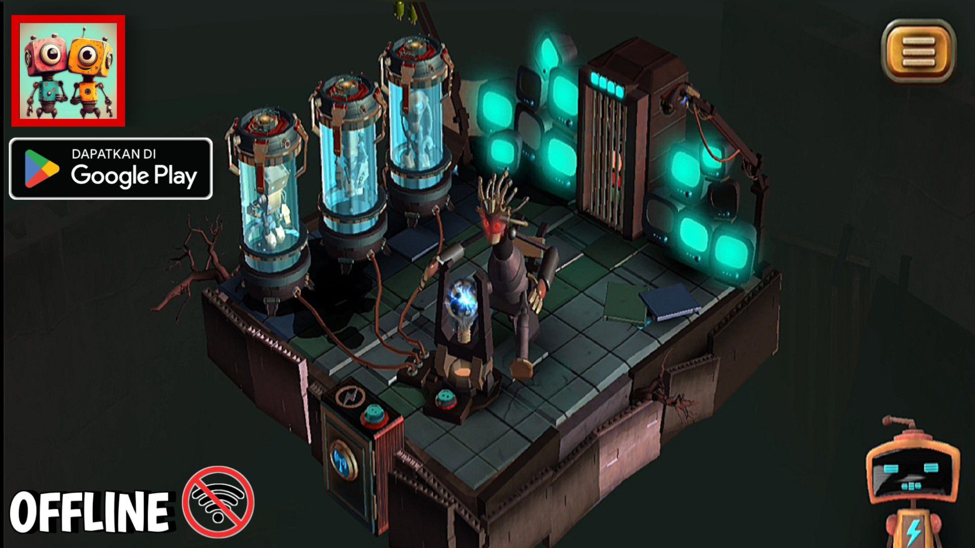 Pertarungan Terakhir ~ Tiny Robots Recharged ~ Gameplay part 48🔥 - BiliBili