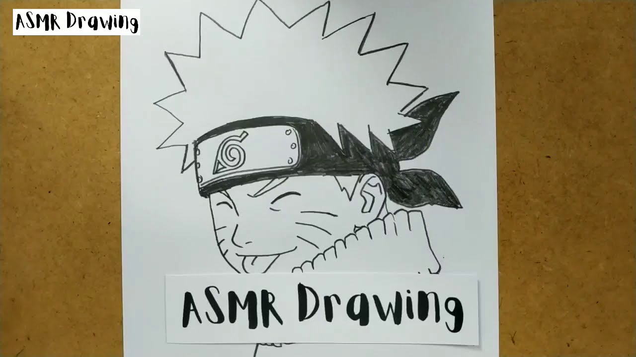 How to draw NARUTO UZUMAKI step by step, EASY - BiliBili