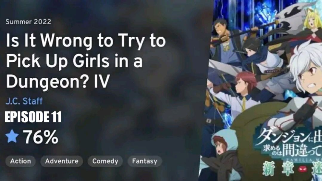 Watch Is It Wrong to Try to Pick Up Girls in a Dungeon? IV - Season 4