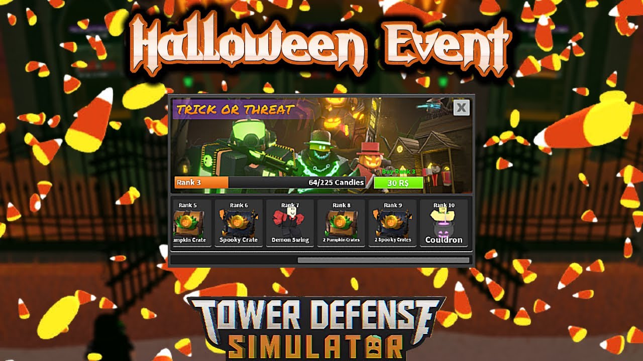 ALL NEW *HALLOWEEN EVENT* UPDATE CODES! 🎃Tower Defense Simulator Roblox🎃  