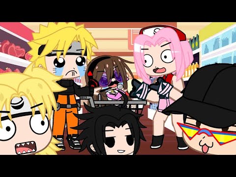 Naruto and team 07 react to Naruhina, Gacha club, Trend/Meme, Naruhina, Sasusaku, Team7