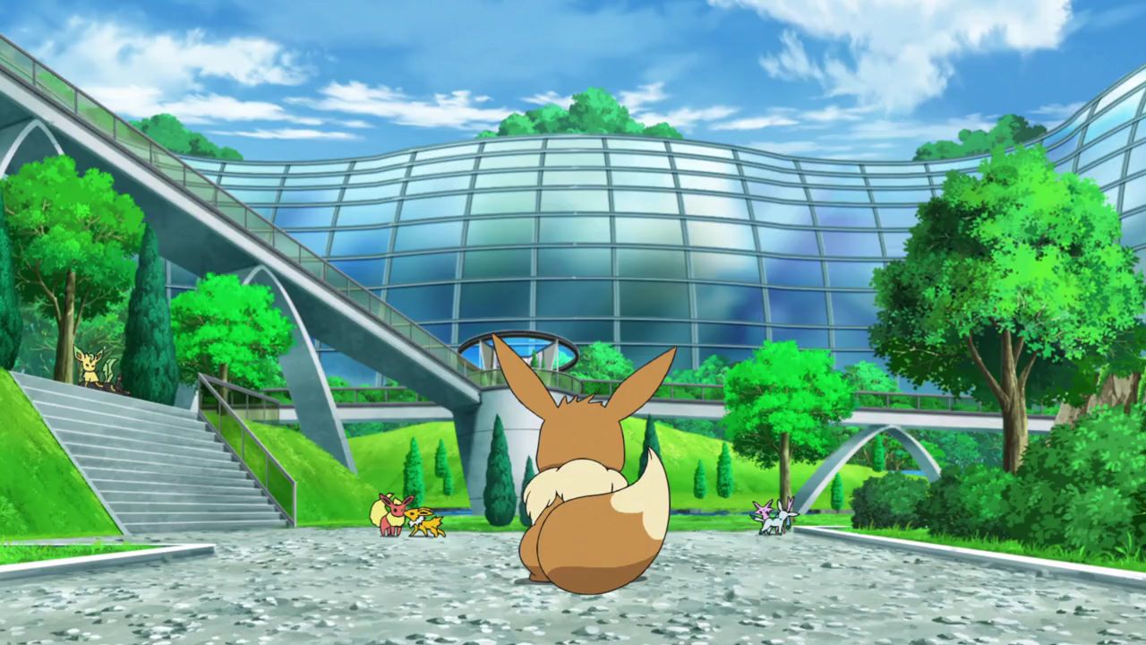 ◓ Anime Pokémon Journeys (Pokémon Jornadas de Mestre) • Episódio 49: Chloe  e a Eevee Muito Misteriosa!