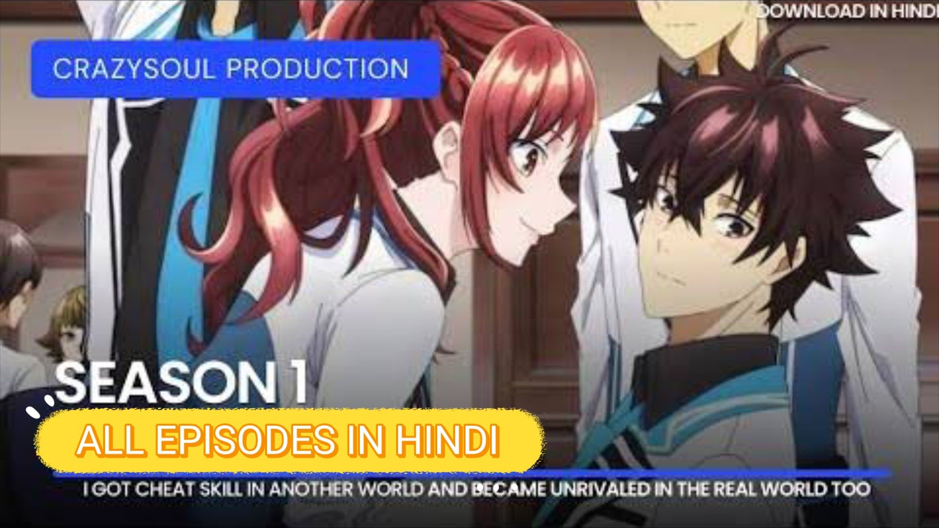 You Don't Wanna Miss This Anime, I Got A Cheat Skill From Another World  Episode 2 Hindi