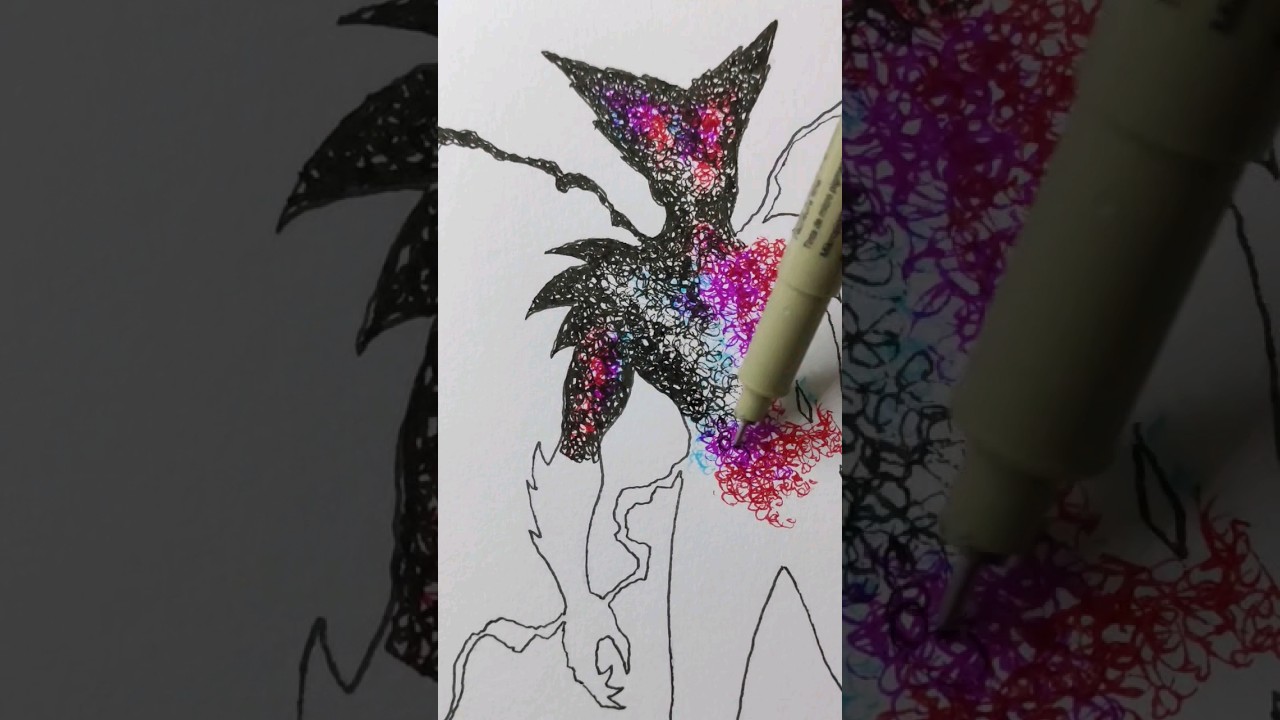 How To Draw Awakened Garou - Cosmic Fear Mode