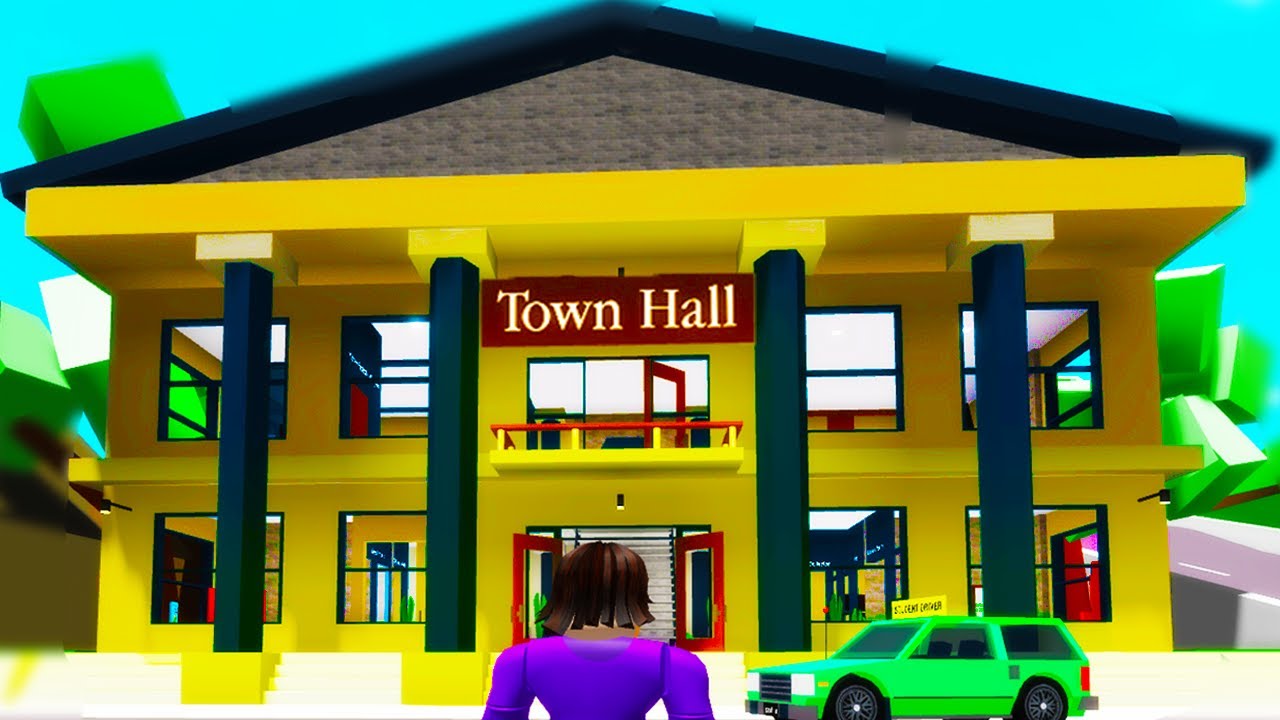 BROOKHAVEN TOWN ON BLOXBURG! (Roblox) 