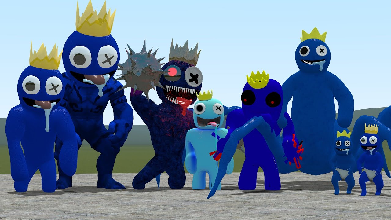 RAINBOW FRIENDS SIZE COMPARISON ALL CHARACTERS in Garry's Mod! 