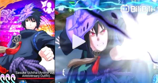 Sasuke Uchiha (Anime 20th Anniversary Outfit) Gameplay Video!], Sasuke  Uchiha, anime