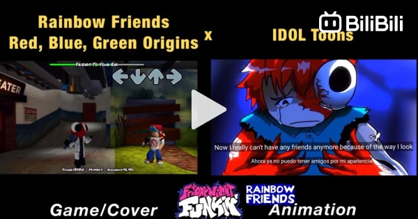 The Beginning of Rainbow Friends - Sad Origin Story of Blue & Green Roblox Rainbow  Friends Animation 