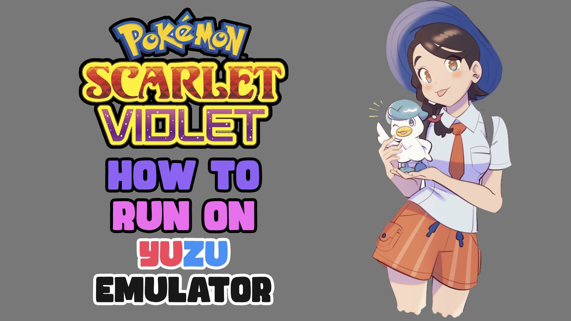 How to Install Yuzu Switch Emulator with Pokémon Scarlet and