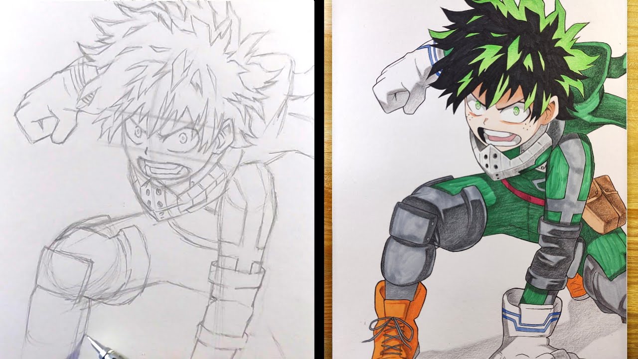 My Hero Academia Drawing Tutorial - How to draw My Hero Academia