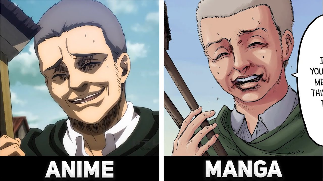 Manga vs Anime : r/ShingekiNoKyojin