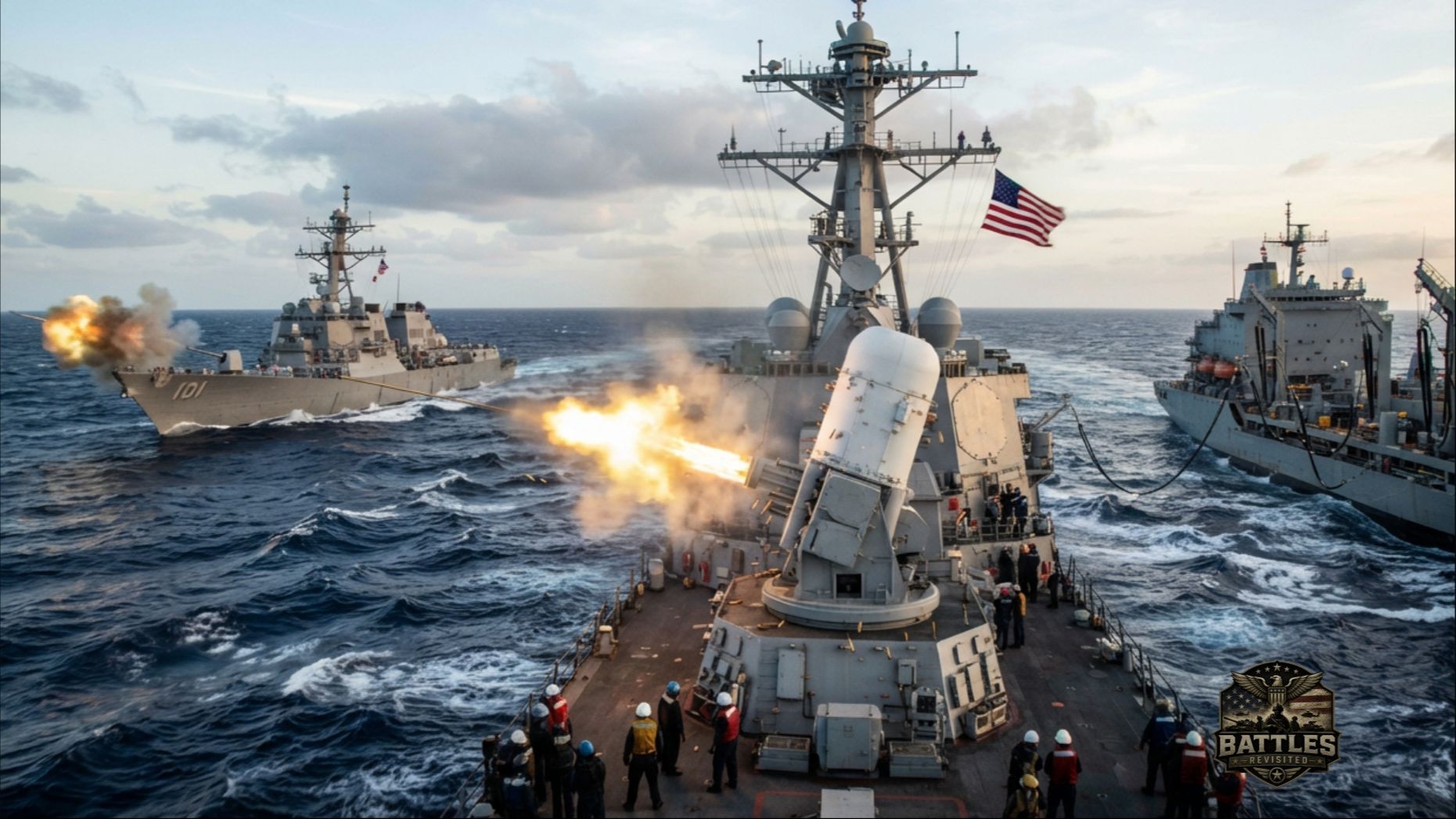 USS Mustin vs 