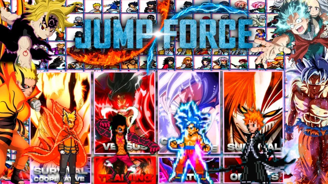 JUMP FORCE MUGEN ANDROID 2022  FULL 200 KARAKTER ANIME SUPER BATTLE STARS [ DOWNLOAD] - BiliBili