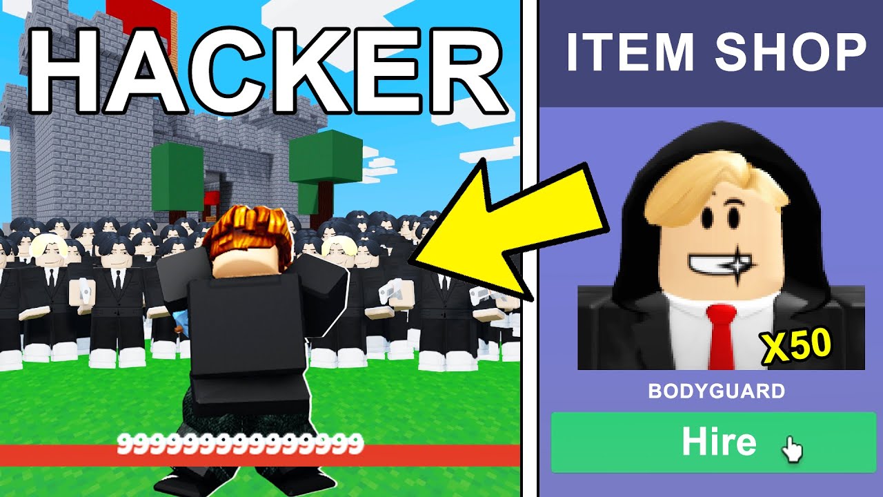 I used CHEATS to troll a HACKER in Roblox Bedwars! - BiliBili