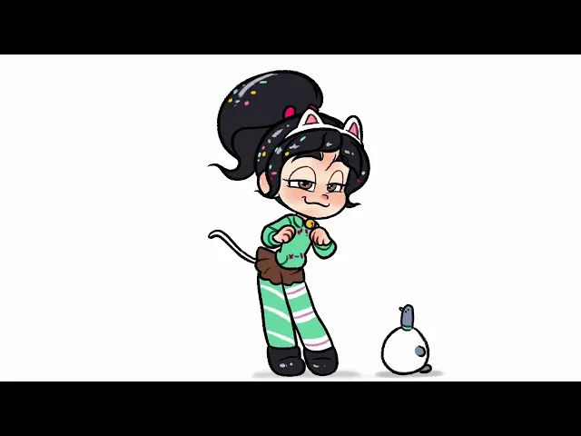 vanellope sad cat dance !🥳, Sad Cat Dance