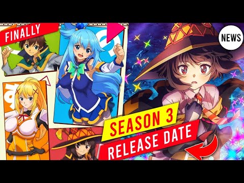 KonoSuba Season 3 confirms the release window with an official teaser