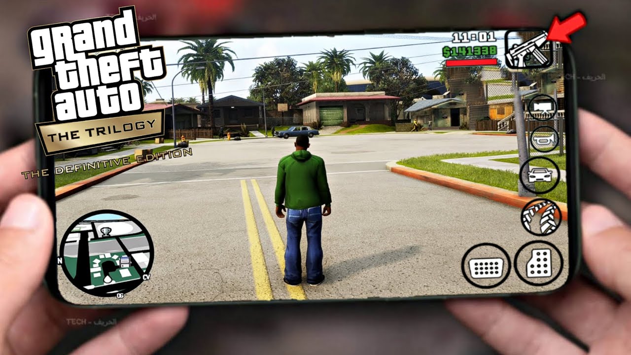 GTA San Andreas Definitive Edition Graphics for SA Mobile Mod