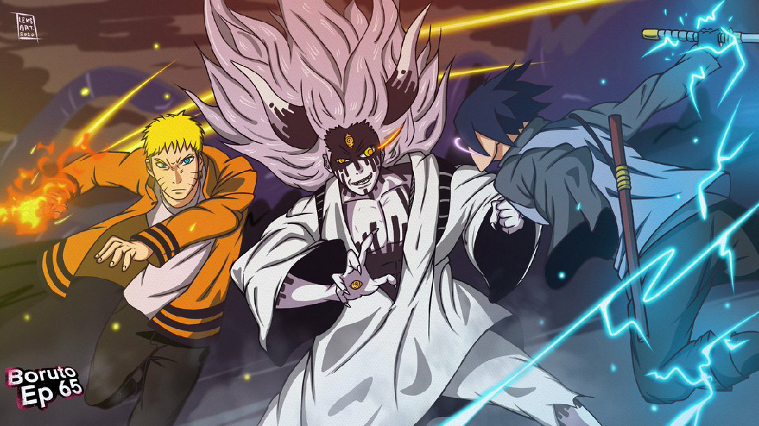 NARUTO AND SASUKE VS MOMOSHIKI!