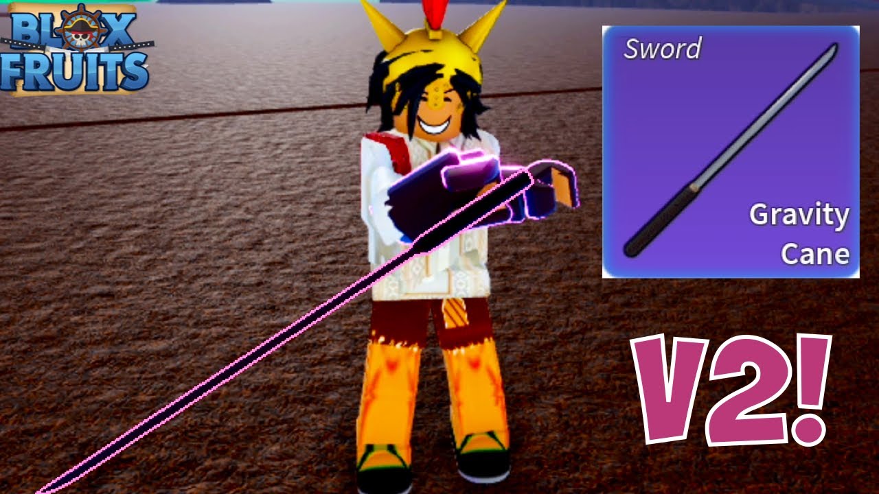 Bloxfruits New Sword Rework Gravity Cane V2! - BiliBili