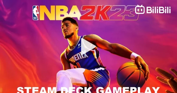 NBA 2K23 - Steam Deck gameplay 60 FPS 