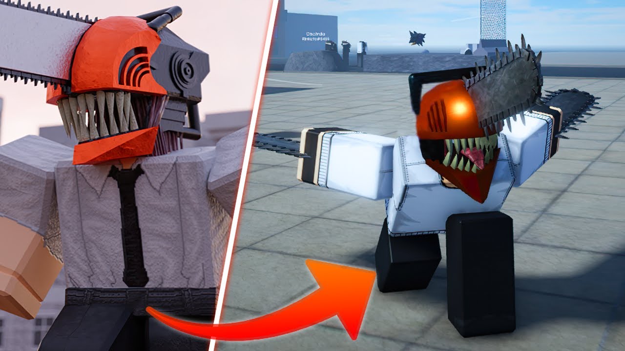 RANDANDAN! JÁ TEMOS JOGOS DE CHAINSAW MAN NO ROBLOX E ESTÃO BEM PROMISSORES  