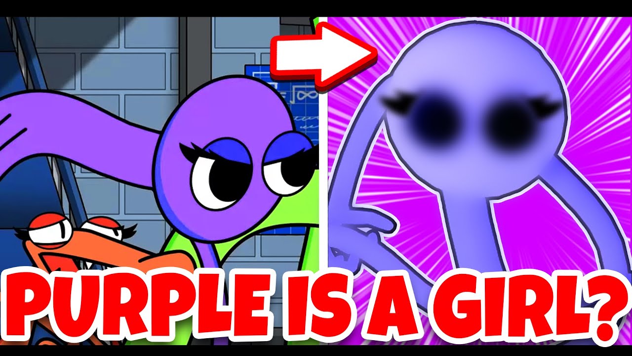 Is THIS PURPLE from ROBLOX RAINBOW FRIENDS?! 