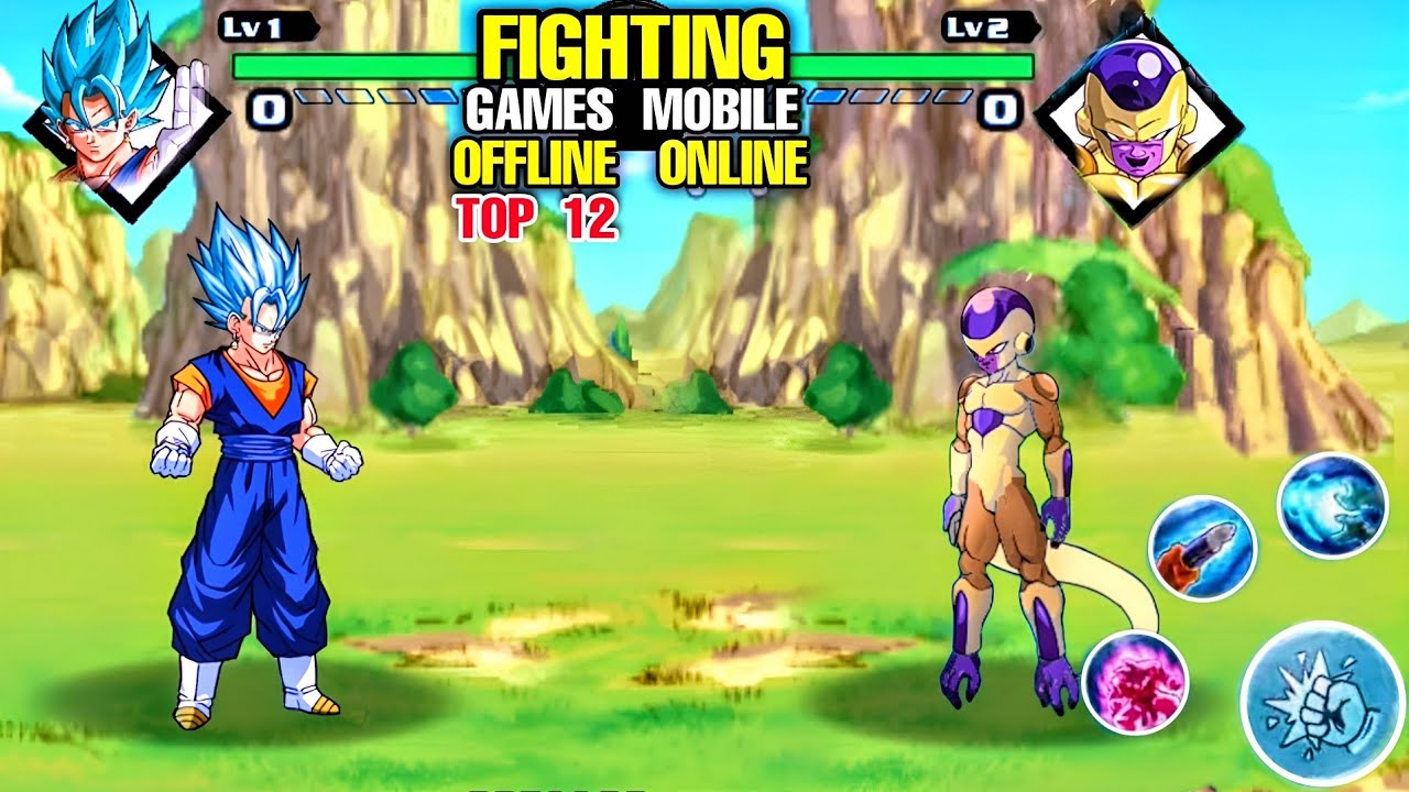 TOP 05 JOGOS DBZ 2D OFFLINE PARA ANDROID 2023! 