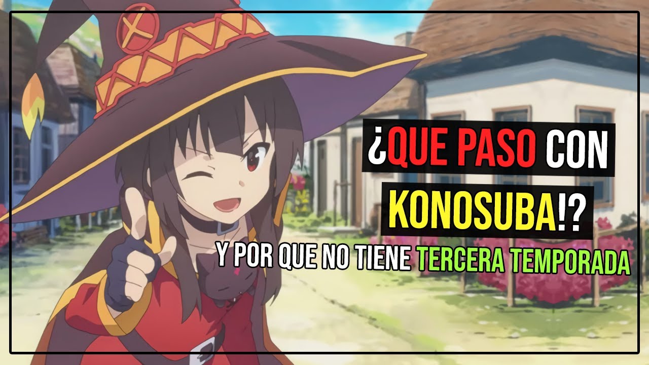 OFICIAL! KONOSUBA 3 TEMPORADA CONFIRMADA - Galera Anime Isekai Kono  Subarashii voltou! 