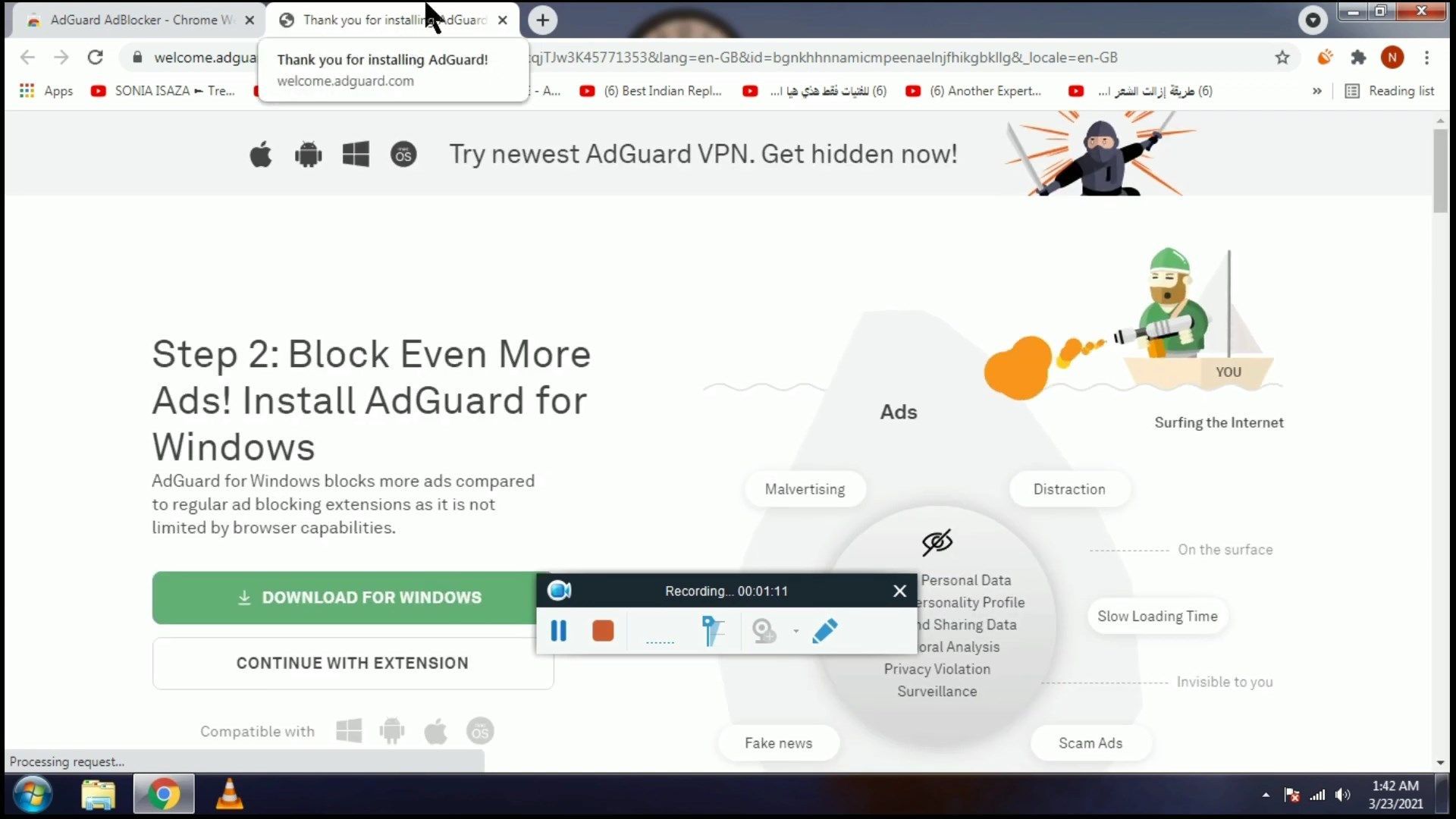 install adguard chrome