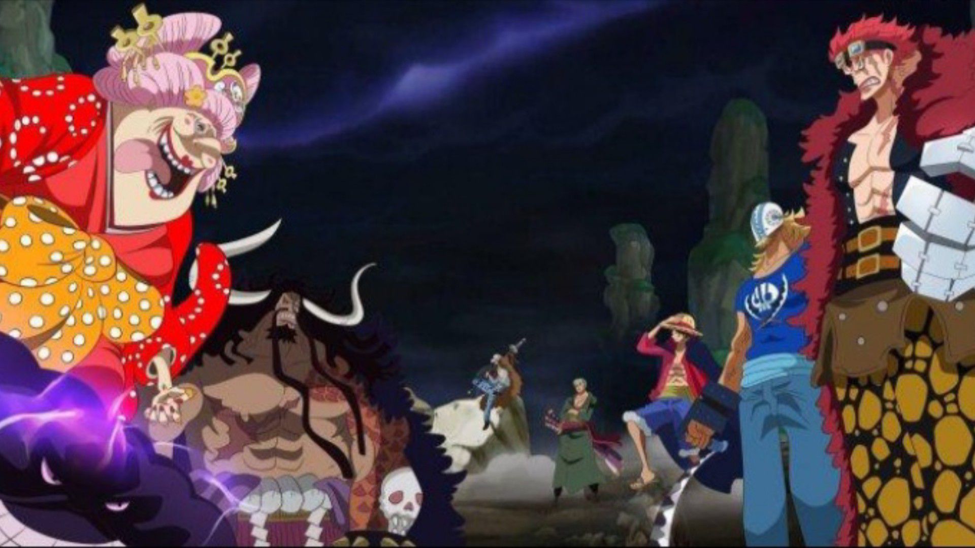 Yamato hear about Luffy's dream from Ace - One Piece 1015 - BiliBili