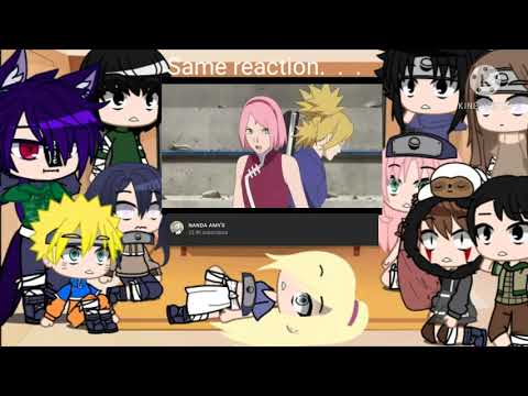 Anime characters react to naruto 