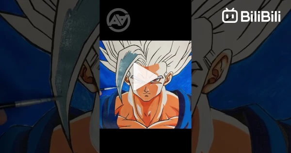 How to Draw Goku Ultra Instinct - [Dragon Ball Super] - BiliBili